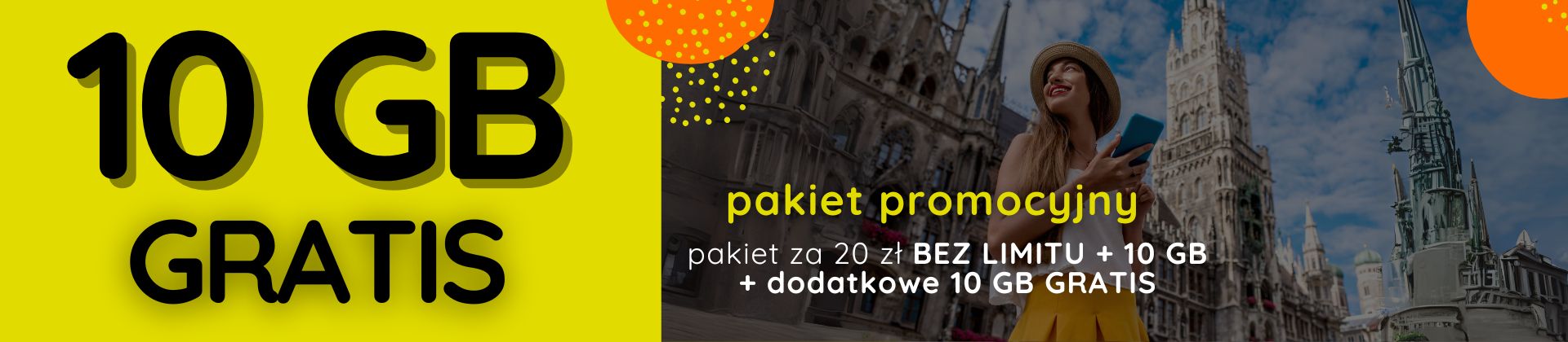 pakiet specjalny MOBILNY telegrosik - aż 10 GB GRATIS