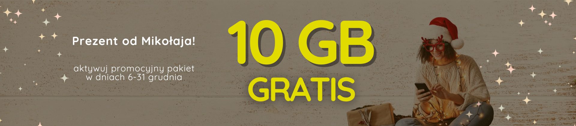 10 GB gratis od Mikołaja w MOBILNY telegrosik