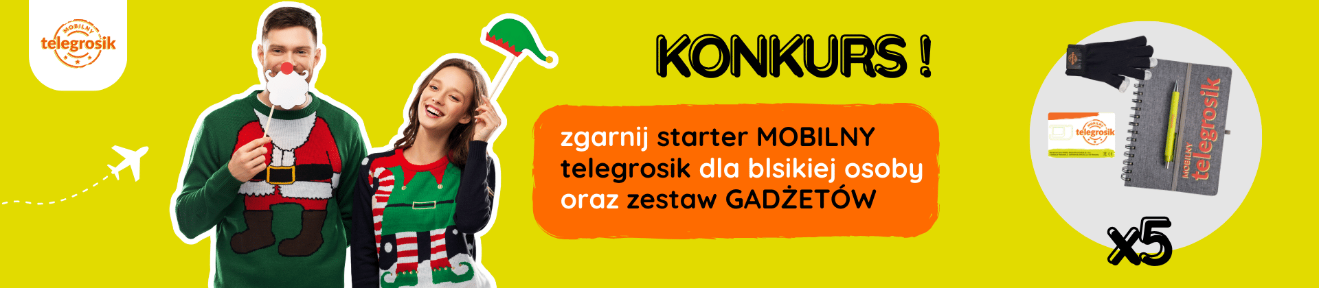 Świąteczne Rozdanie z MOBILNY telegrosik – Wygraj Zestaw Gadżetów!