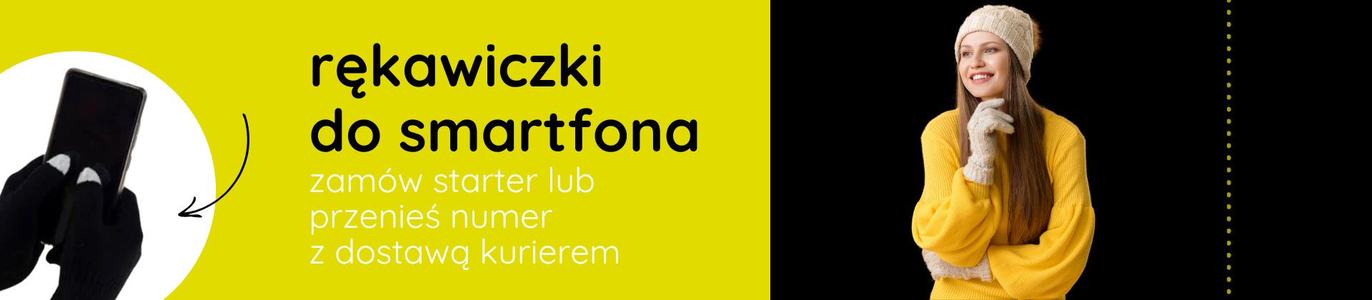 rękawiczki w prezencie dla zamówień z dostawą kurierem